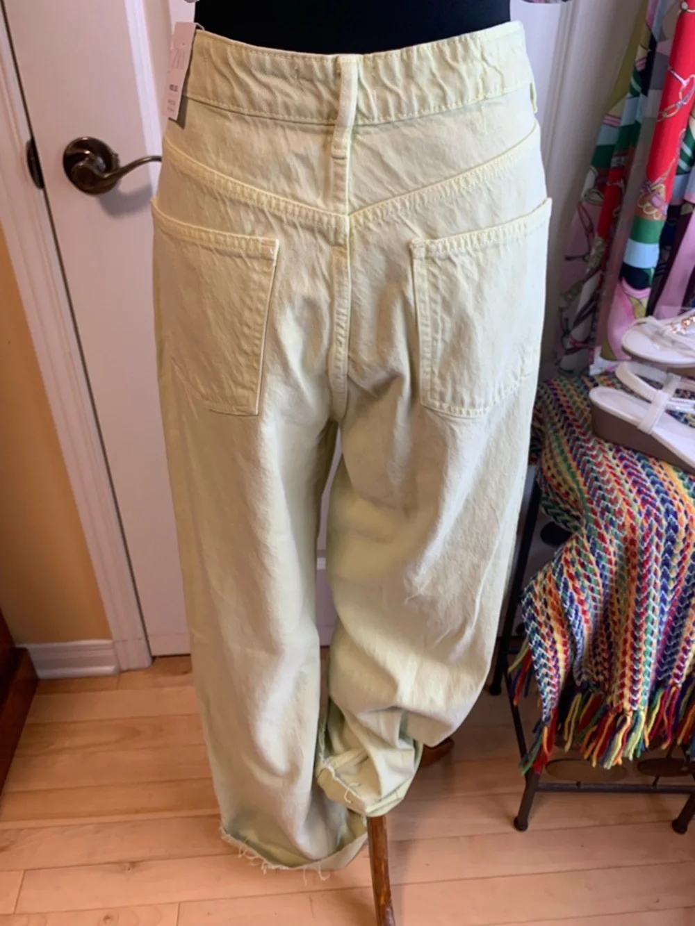 Zara NWT High-Waist Wide-Leg Pants TALL - Picture 6 of 11